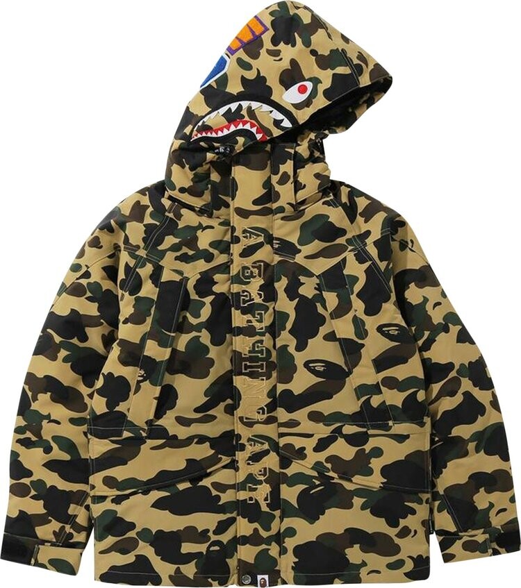 

Куртка BAPE 1st Camo Snowboard Down Jacket 'Yellow', желтый