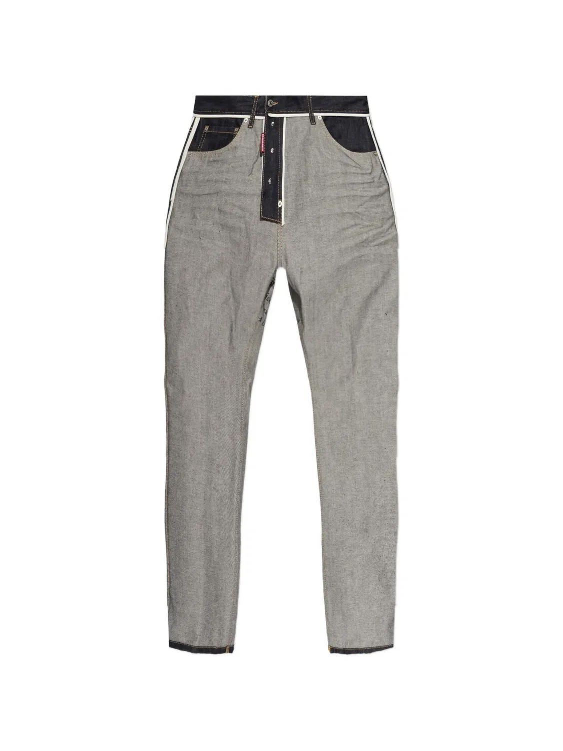 Джинсы Insideout 642 серые DSQUARED2, серый