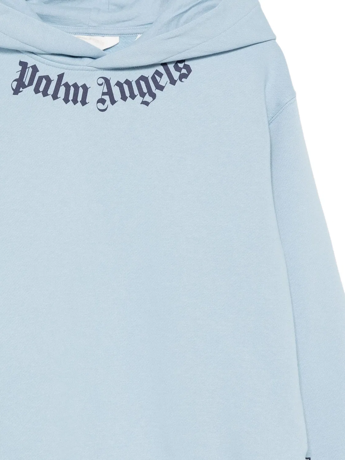 Худи с логотипом в светло-голубом цвете Palm Angels, светло-голубой — фото 2