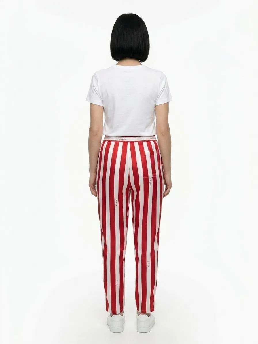 Женские брюки из шелка Bicolor Silk Casual Pants Dolce & Gabbana, Bicolor — фото 2