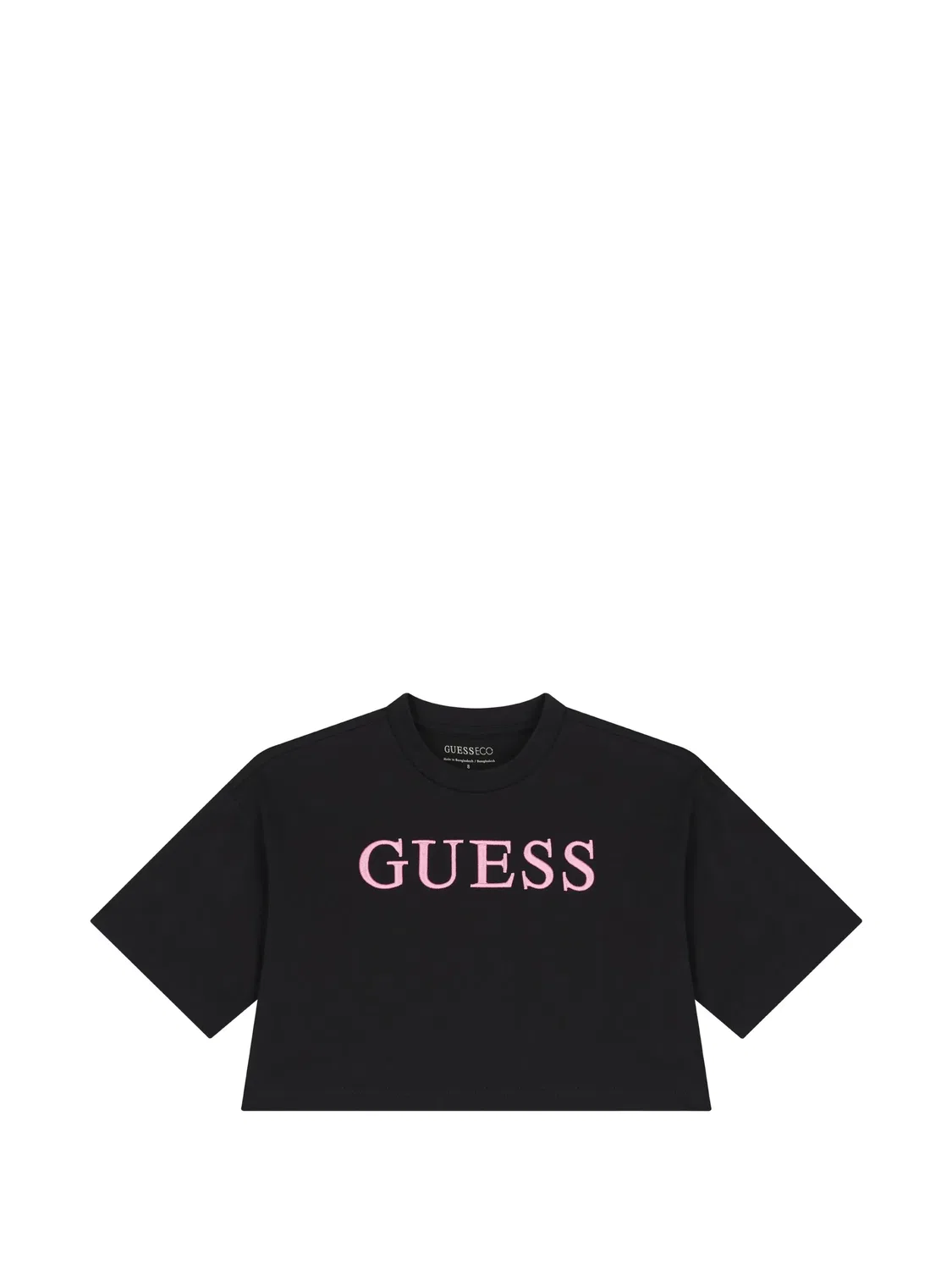 Футболка с вышивкой GUESS, черный
