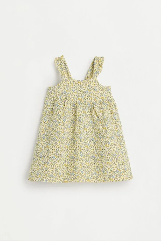 Детское платье для девочек с открытыми плечами Lefties, Light Yellow