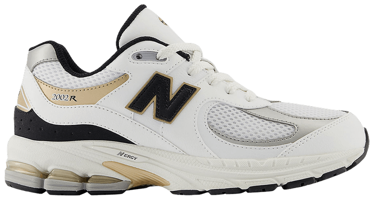 

Кроссовки New Balance 2002R Big Kid 'White Black Gold', белый