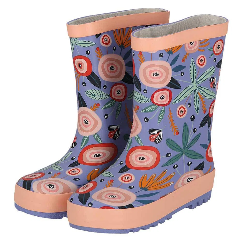 Детские резиновые сапоги с ярким принтом Xq Footwear, Grun