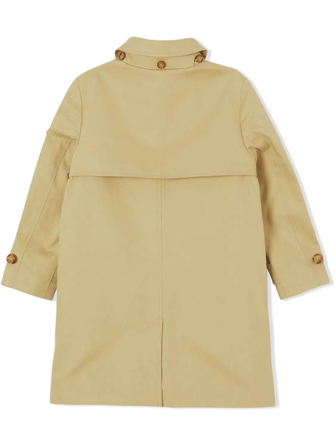 Пальто с капюшоном из хлопка Burberry, песочно-бежевый — фото 4