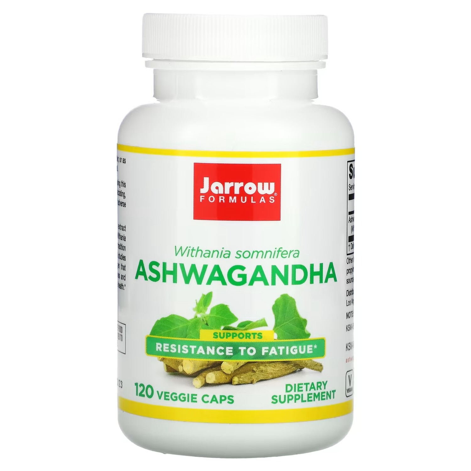 

Jarrow Formulas ашваганда, 120 вегетарианских капсул