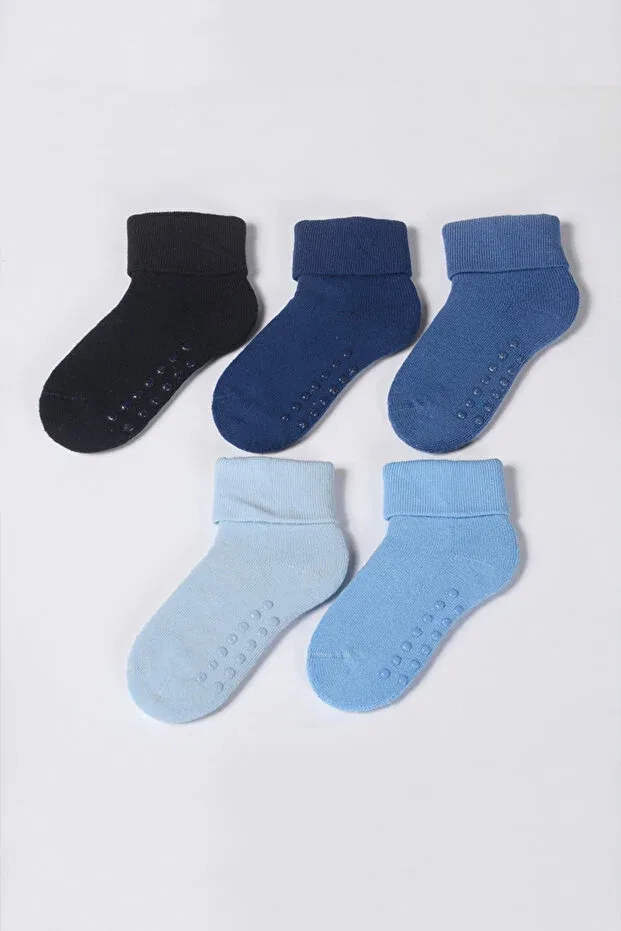 Детские носки с органическим хлопком Mem Socks, Navy Blue-Blue
