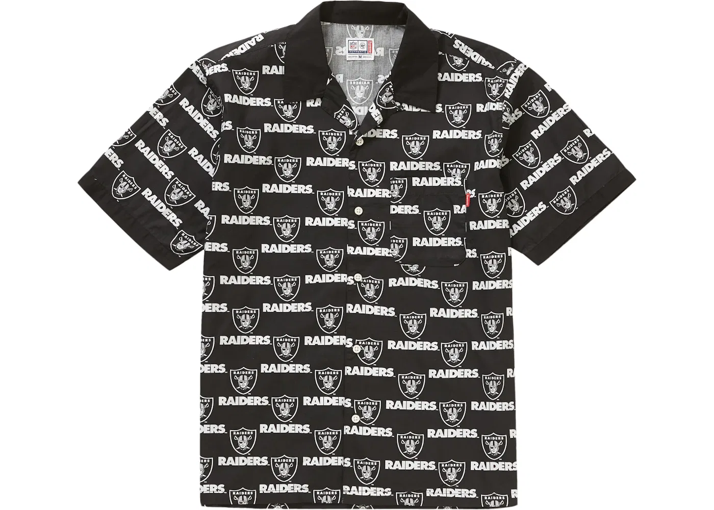Мужская футболка с принтом Supreme NFL x Raiders x '47, Black