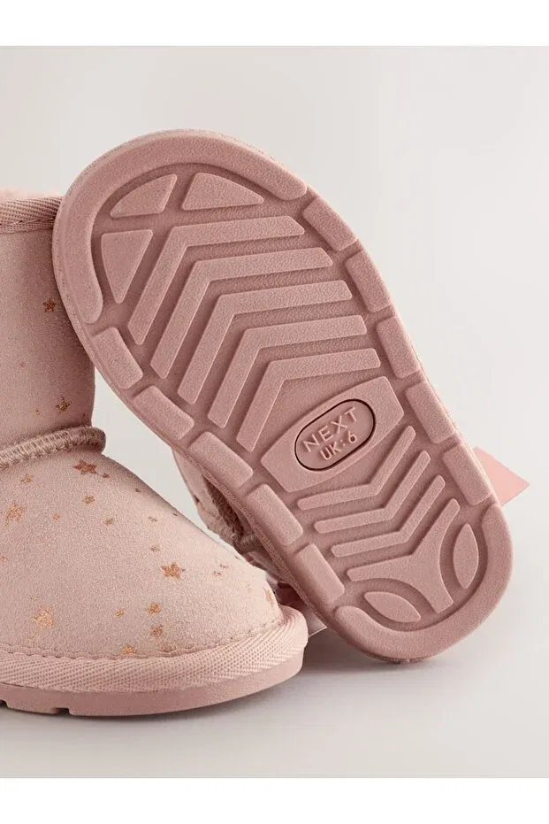 Детские ботинки-челси водонепроницаемые с принтом Next Baby, Pink — фото 3