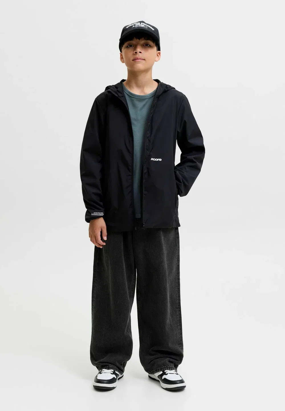 Футболка, детская футболка - базовая футболка Jack & Jones Junior, Turbulence