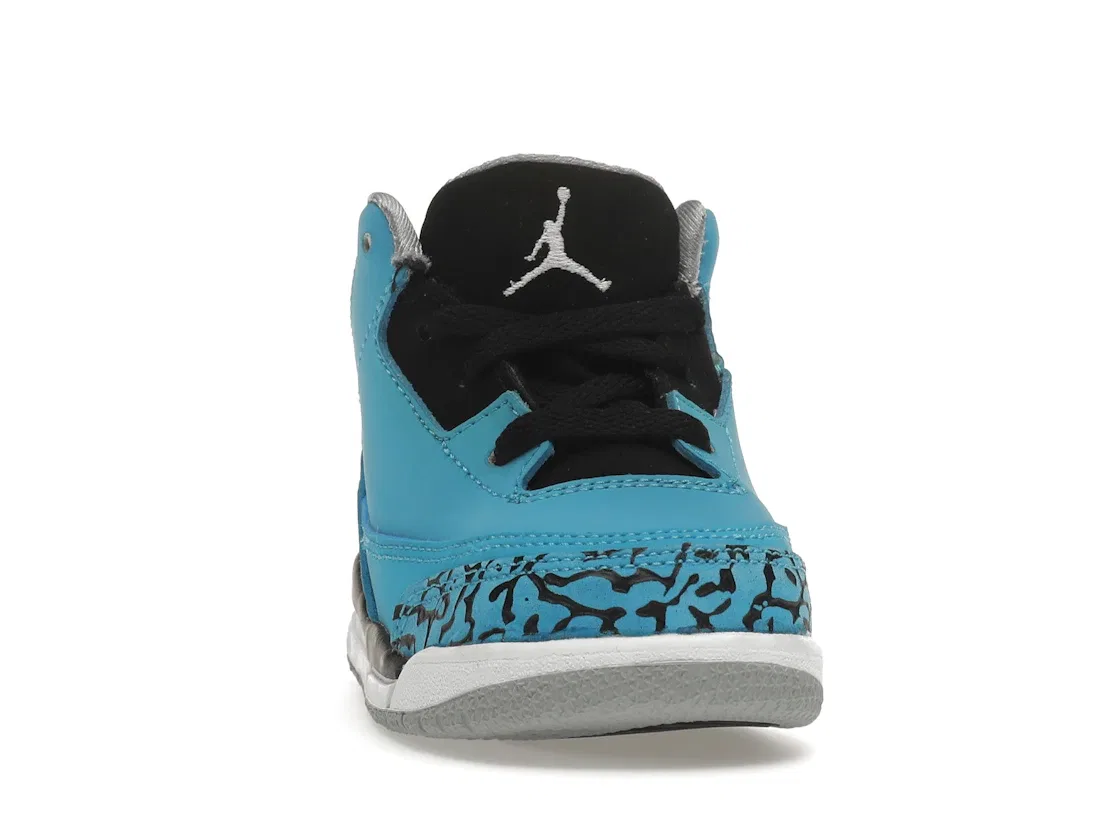 Детские кроссовки Lifestyle Jordan 3 Retro, Dark Powder Blue/White/Black/Wolf Grey — фото 2