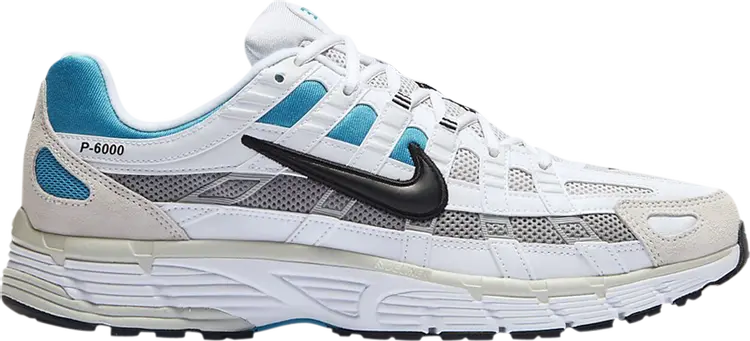 

Кроссовки Nike P-6000 'White Laser Blue', белый