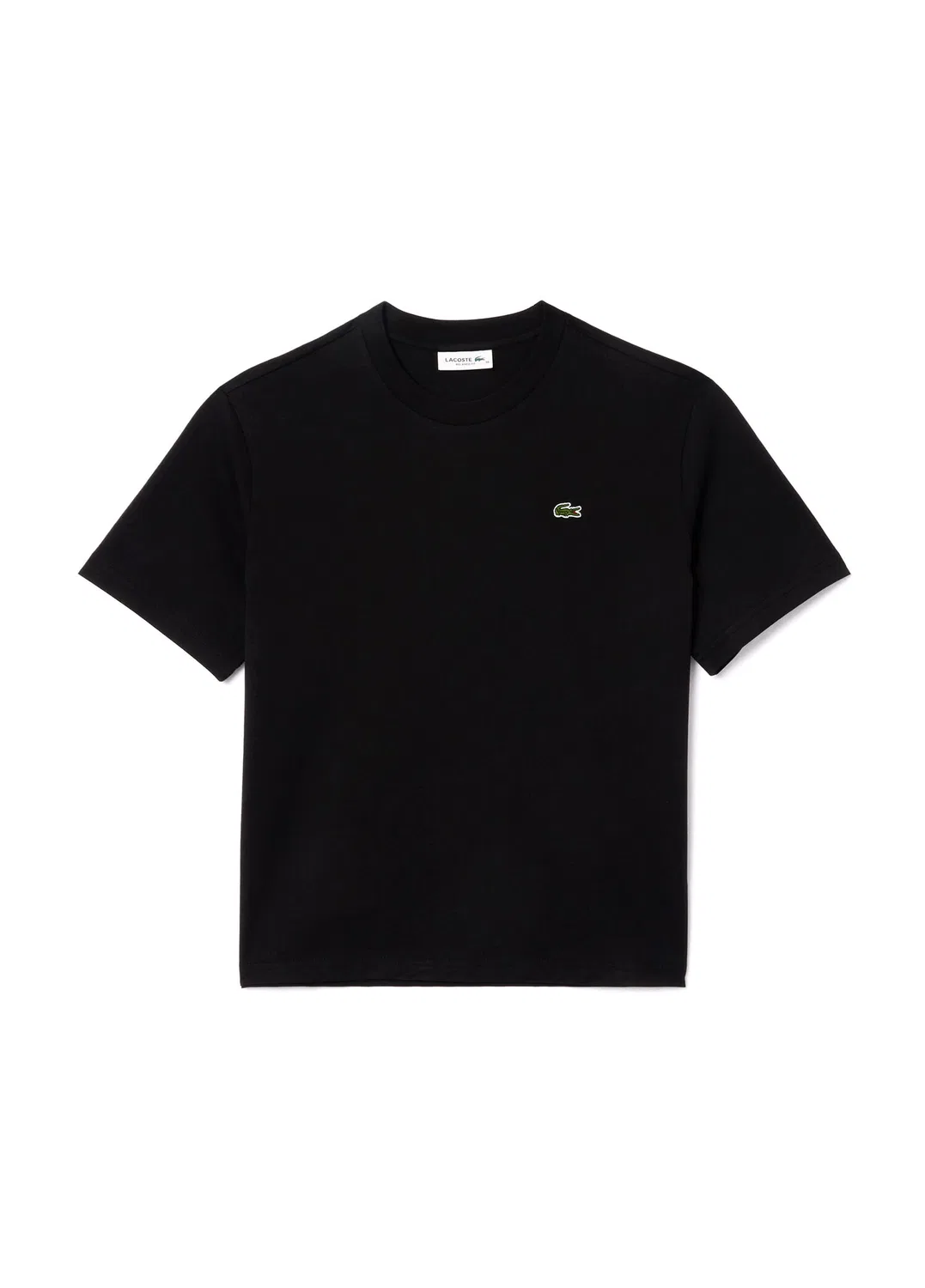 Футболка женская Lacoste, черная — фото 4