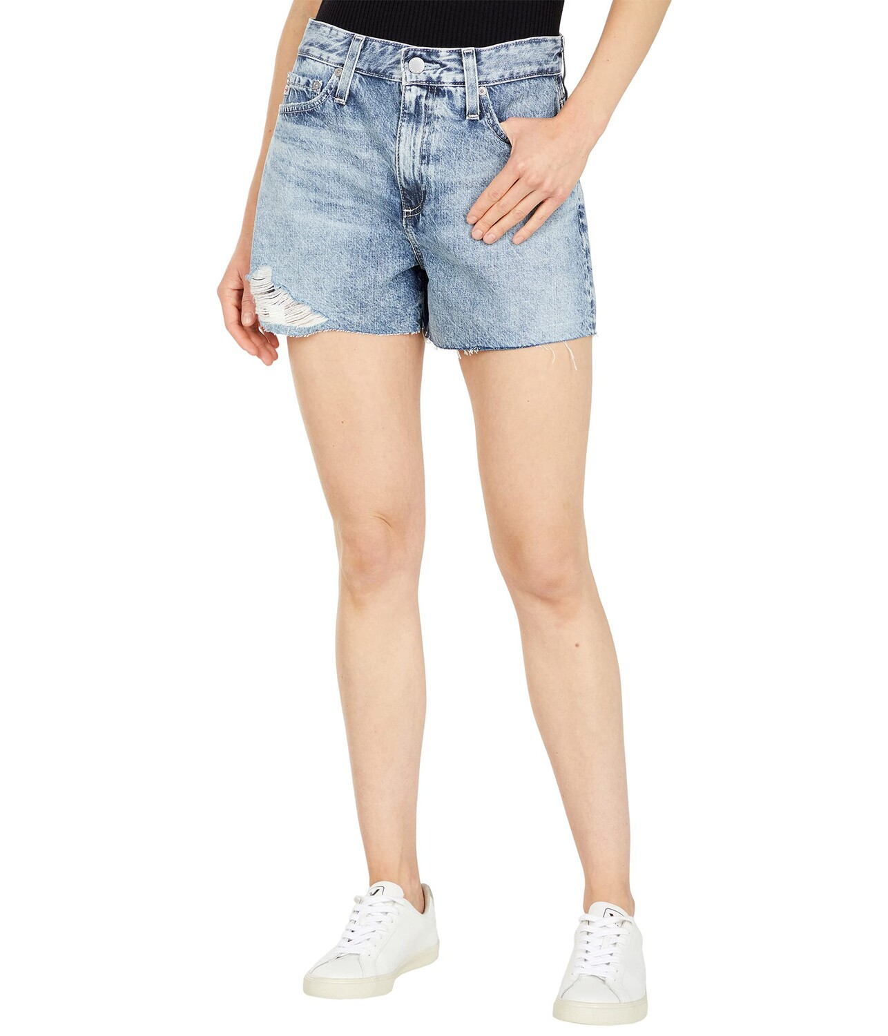 

Шорты AG Adriano Goldschmied, Alexxis High-Rise Vintage Shorts in 25 Years Calico