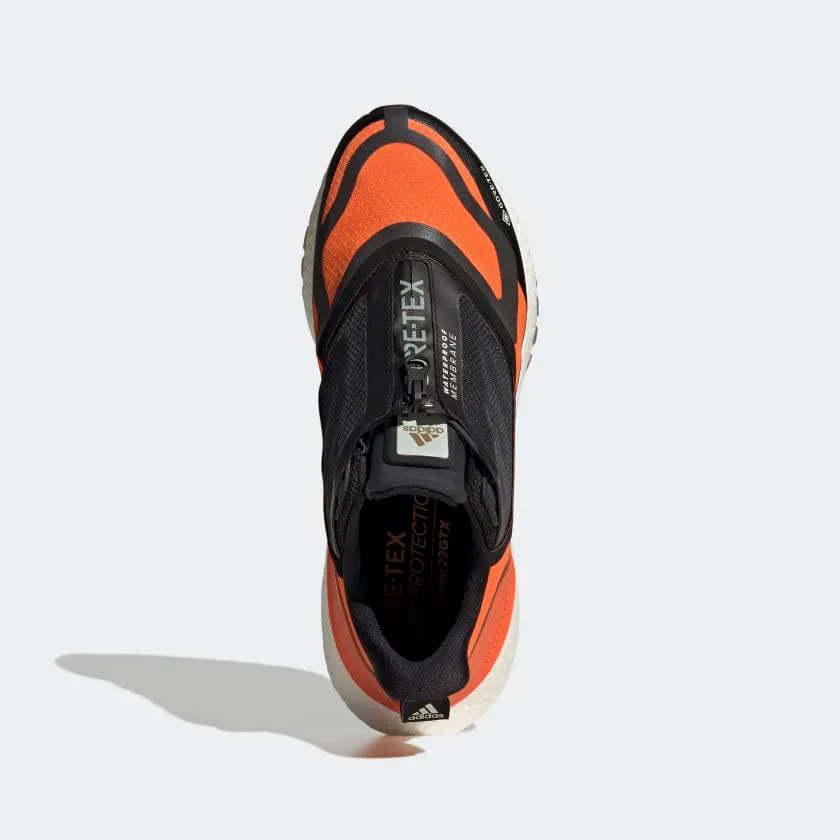 Мужские беговые кроссовки Adidas Ultraboost 21 с Gore-Tex, оранжевый/зеленый/черный — фото 2