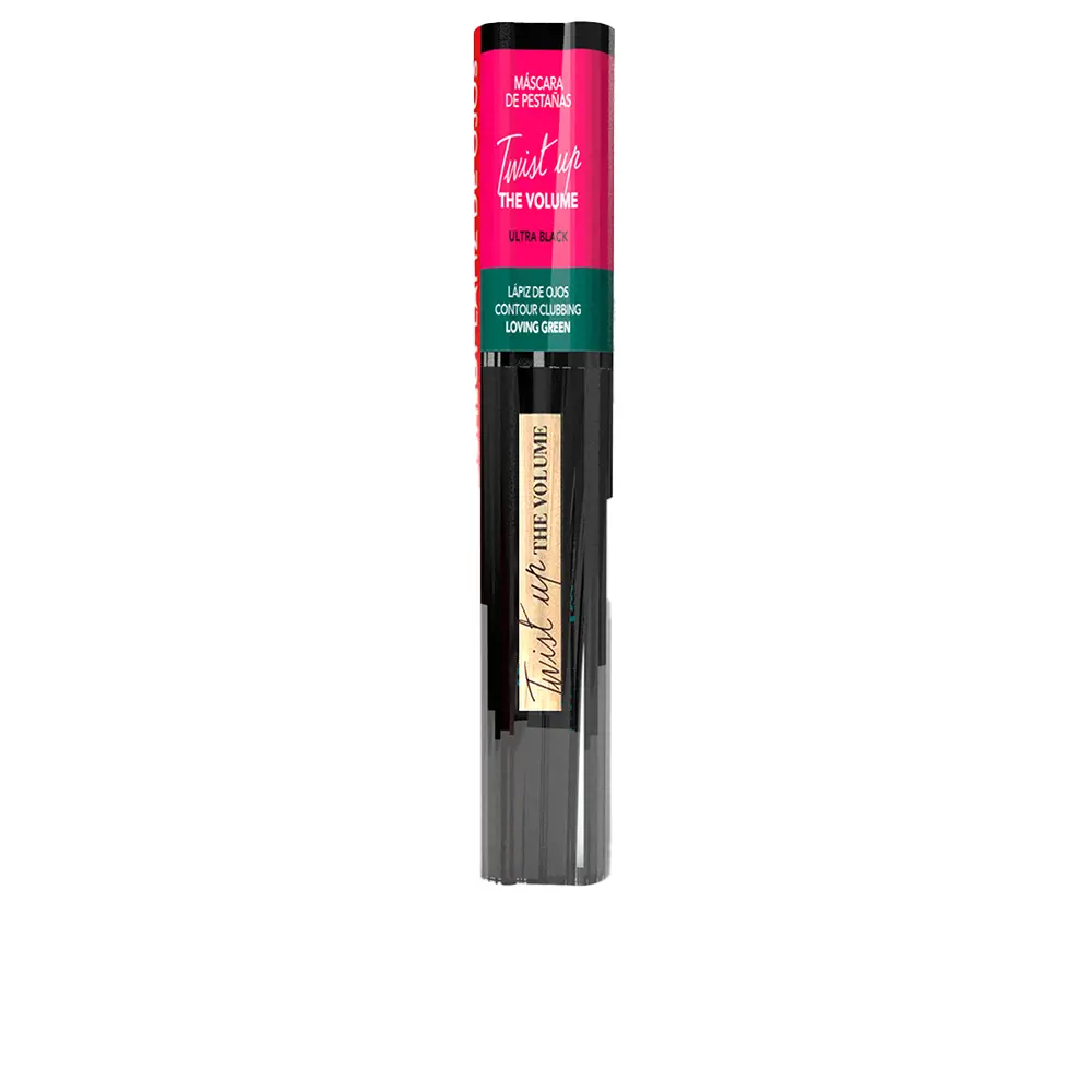 

Тушь для ресниц Twist up + contour clubbing lote Bourjois, цвет Ultra Black, 2 шт.