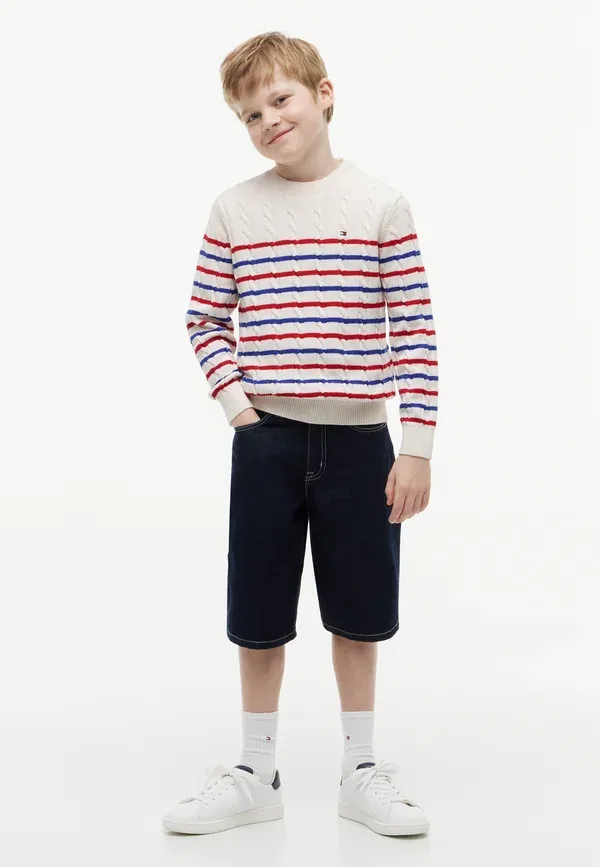 Свитер в полоску Tommy Hilfiger, слоновая кость — фото 2
