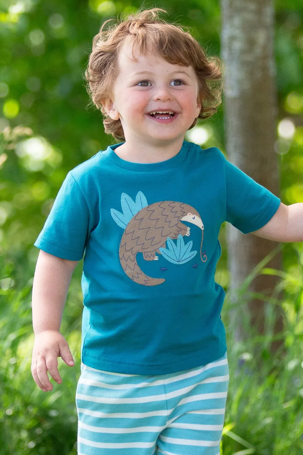 Футболка с принтом Pangolin Kite, Teal — фото 2