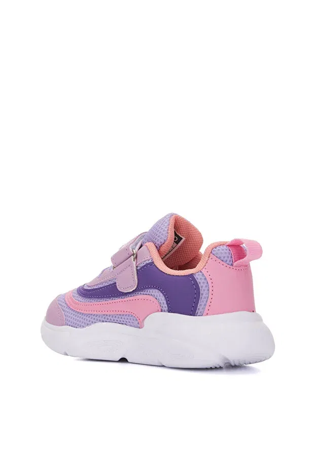 Детские кроссовки для девочек с принтом Arzen Bebe, Lila Pink — фото 3