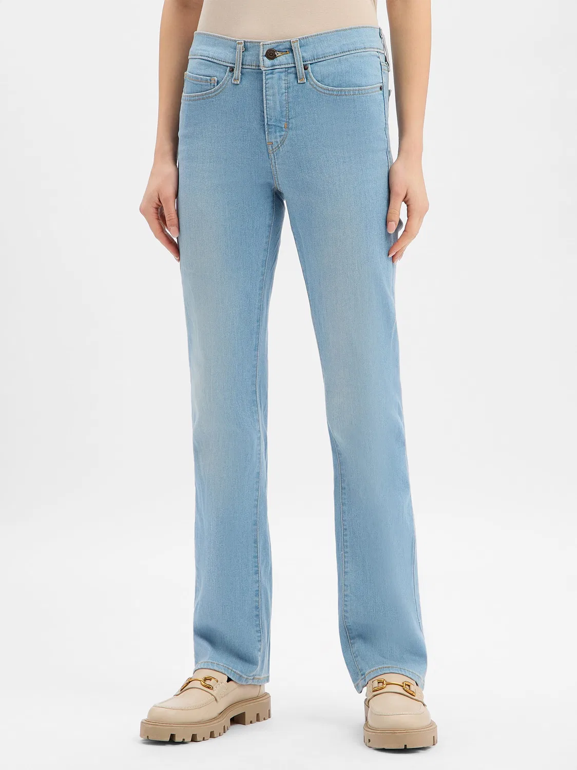 Женские джинсы shaping bootcut Levi's, Bleached
