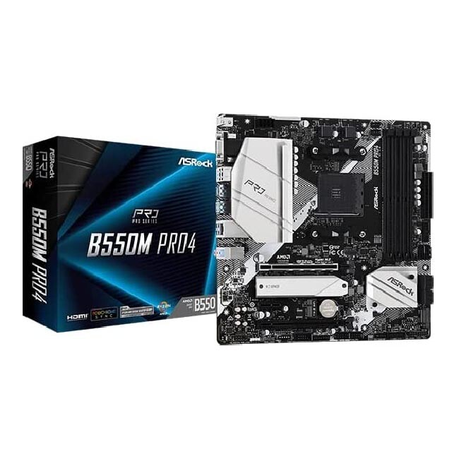 

Материнская плата ASRock B550M Pro4, AM4
