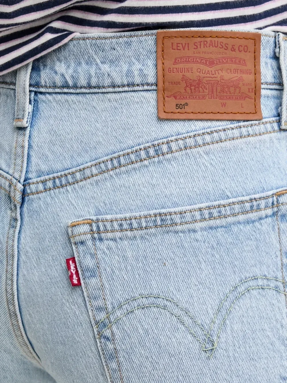 Джинсовые шорты 501 Levi'S, синий — фото 4