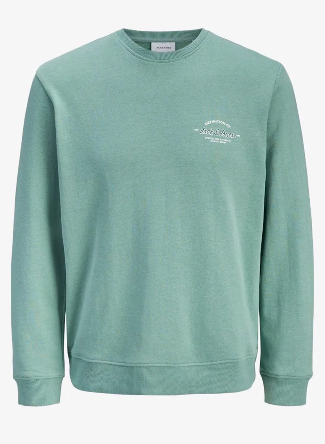 Свитшот с круглым вырезом JJBrandon Jack & Jones Junior, синий — фото 2