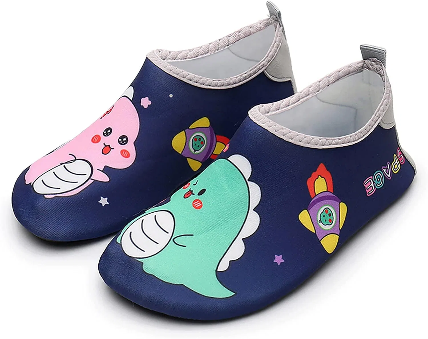 Детские кроссовки для мальчиков с принтом животных Tan Sneakers, Navy — фото 2