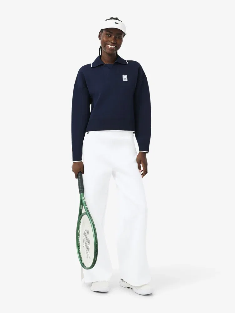 Брюки женские LACOSTE Heritage White — фото 4