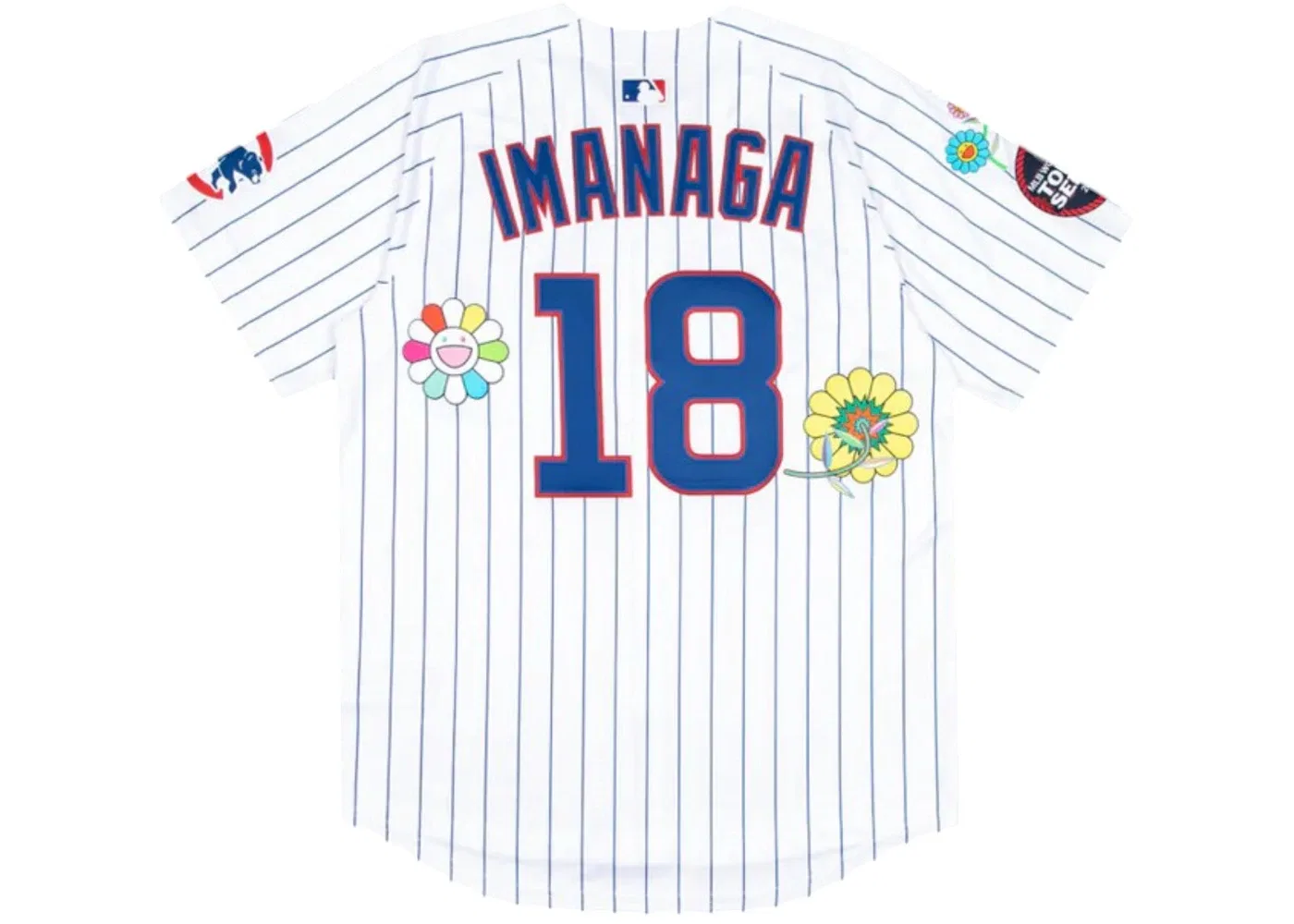 Мужская джерси с принтом Nike x Takashi Murakami x MLB World Tour Tokyo Series 2025 Cubs Imanaga Jersey, Multicolor