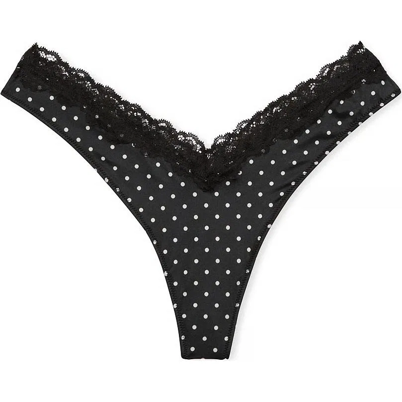 Женские трусы без швов Black 1 Pack Victoria's Secret