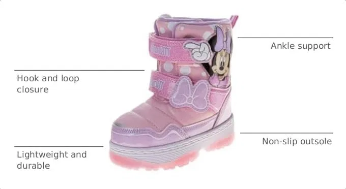 Детские сапоги для девочек с принтом Josmo Kids, Pink Purple — фото 3