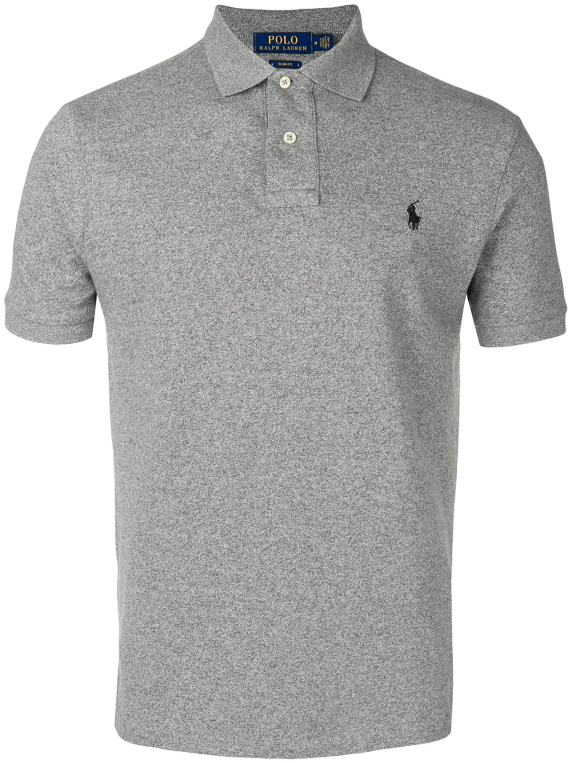 Polo Ralph Lauren Поло с логотипом, серое