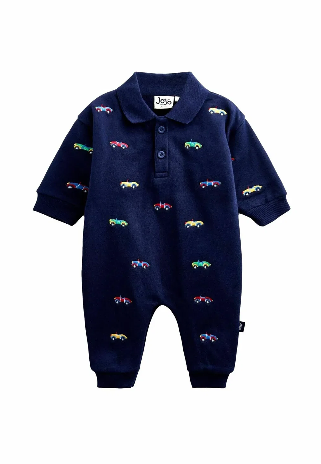 Комбинезон-Поло с вышивкой Jojo Maman Bébé, Navy Blue Car