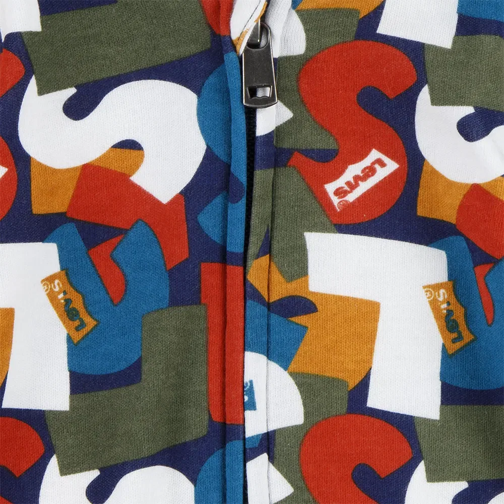 Детский комбинезон с длинным рукавом Jumbled Footed Levi's, Multicolor — фото 3