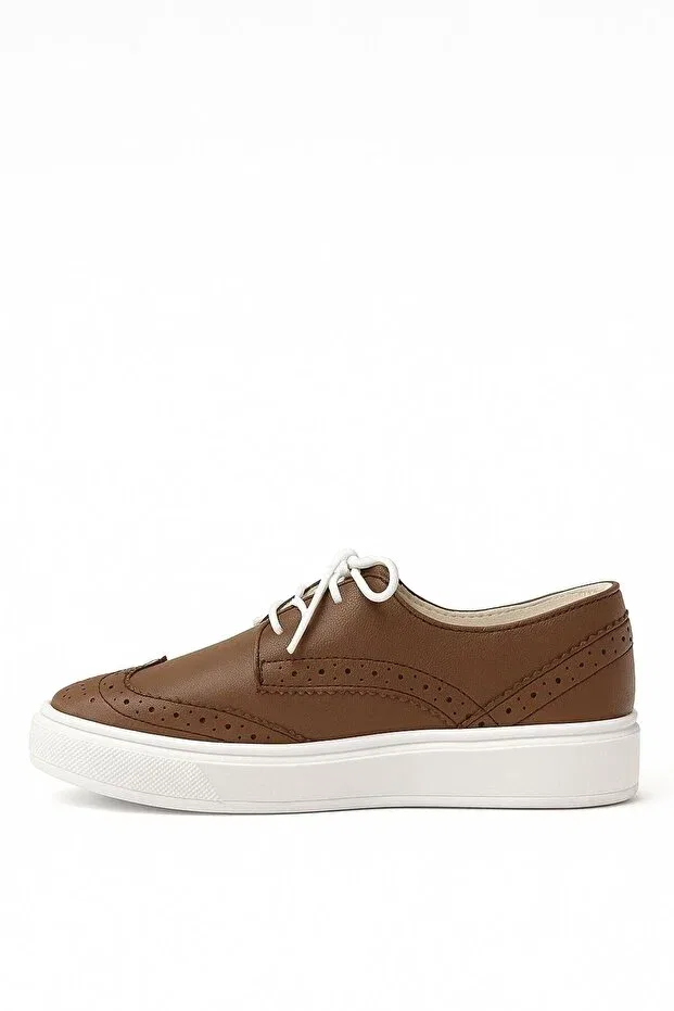 Детские оксфорды для девочек с ортопедической подошвой Besteps, Brown — фото 4