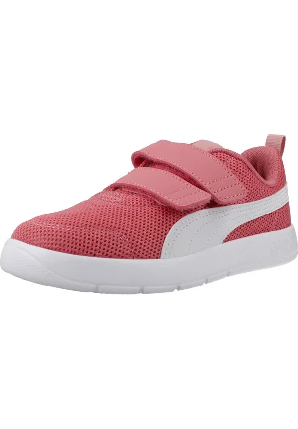 Кроссовки на липучке из синтетики и текстиля Trainers Puma, Rose, розовый — фото 2