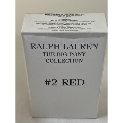 

Ralph Lauren The Big Pony Collection #2 Красная мужская туалетная вода 4,2 унции