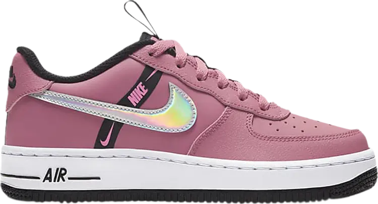 

Кроссовки Nike Air Force 1 LV8 KSA GS 'Worldwide Pack - Desert Berry Black', розовый