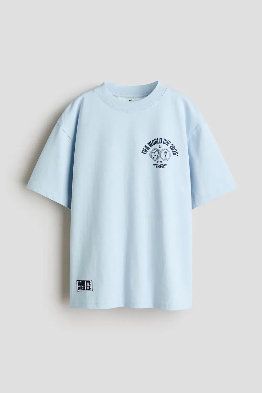 Хлопковая футболка с принтом H&M, Blau/Fifa World Cup 2026