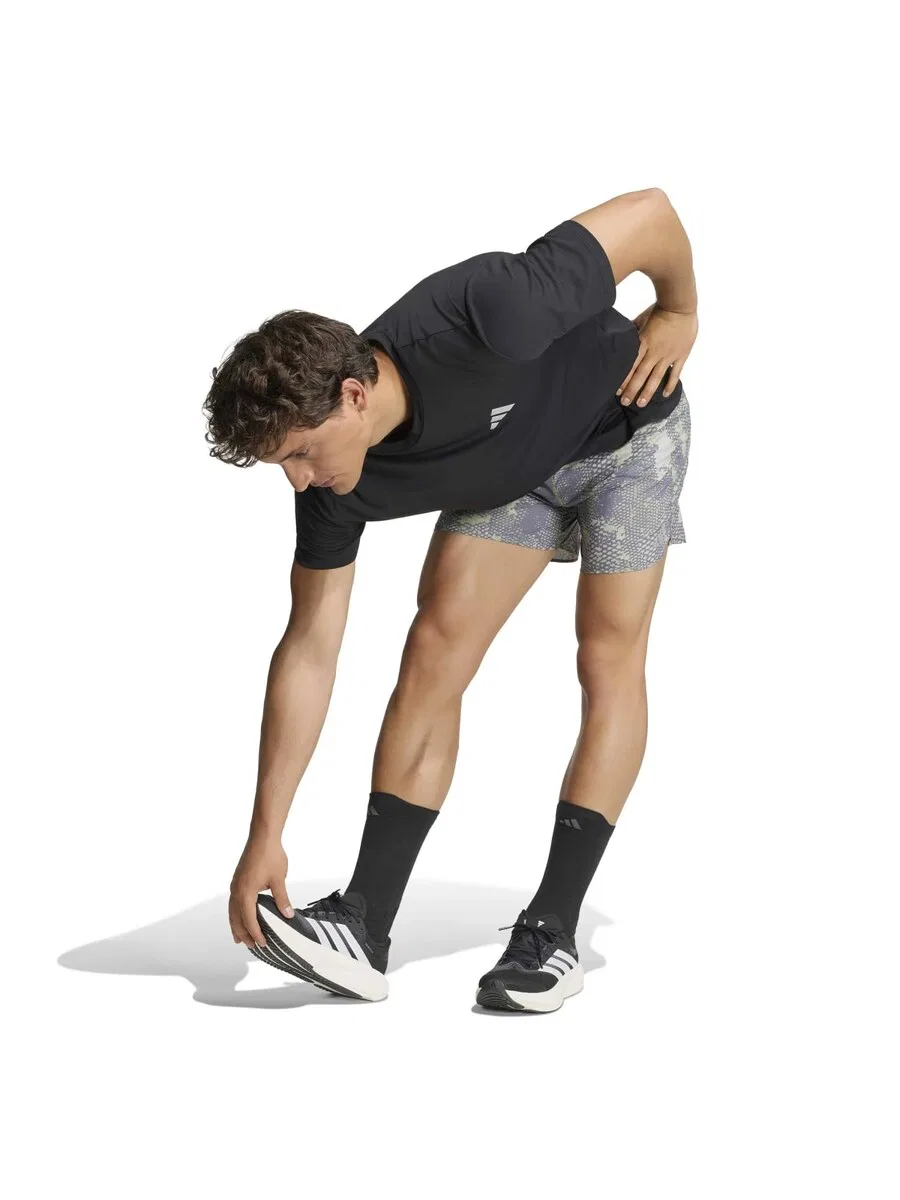 Спортивные шорты ADIDAS PERFORMANCE Regular Workout Pants 'Adi365 Animal Iconic' серого цвета — фото 4