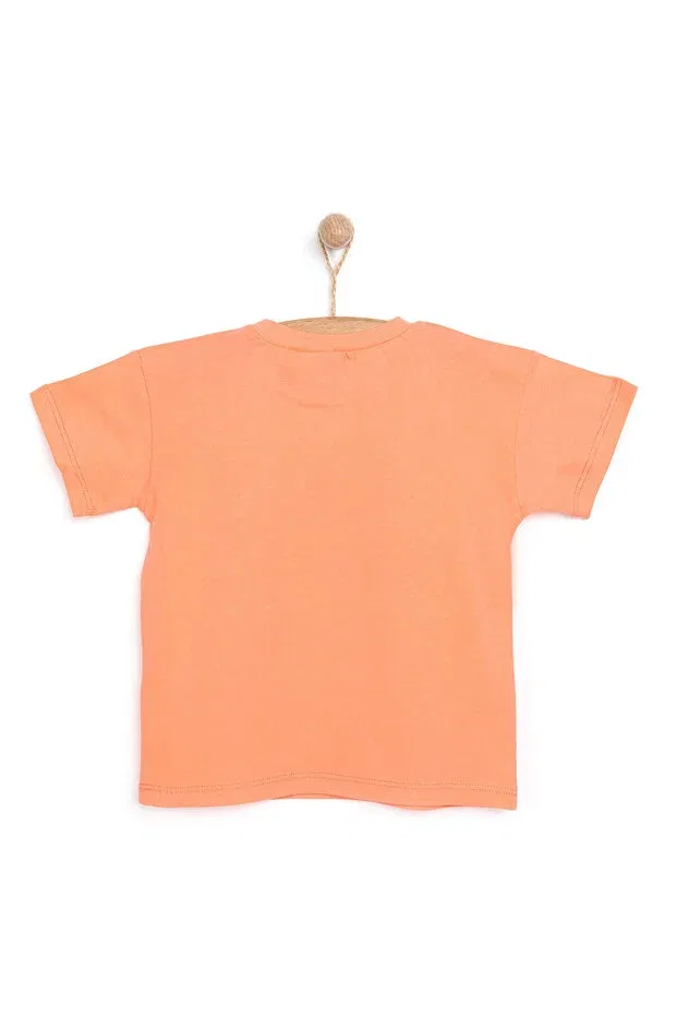 Детская футболка для девочек с принтом Minnie Mouse Girl Tshirt Disney, Coral — фото 2