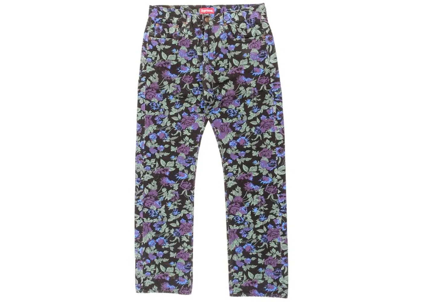Мужские джинсы Supreme Levis Roses 505, Black