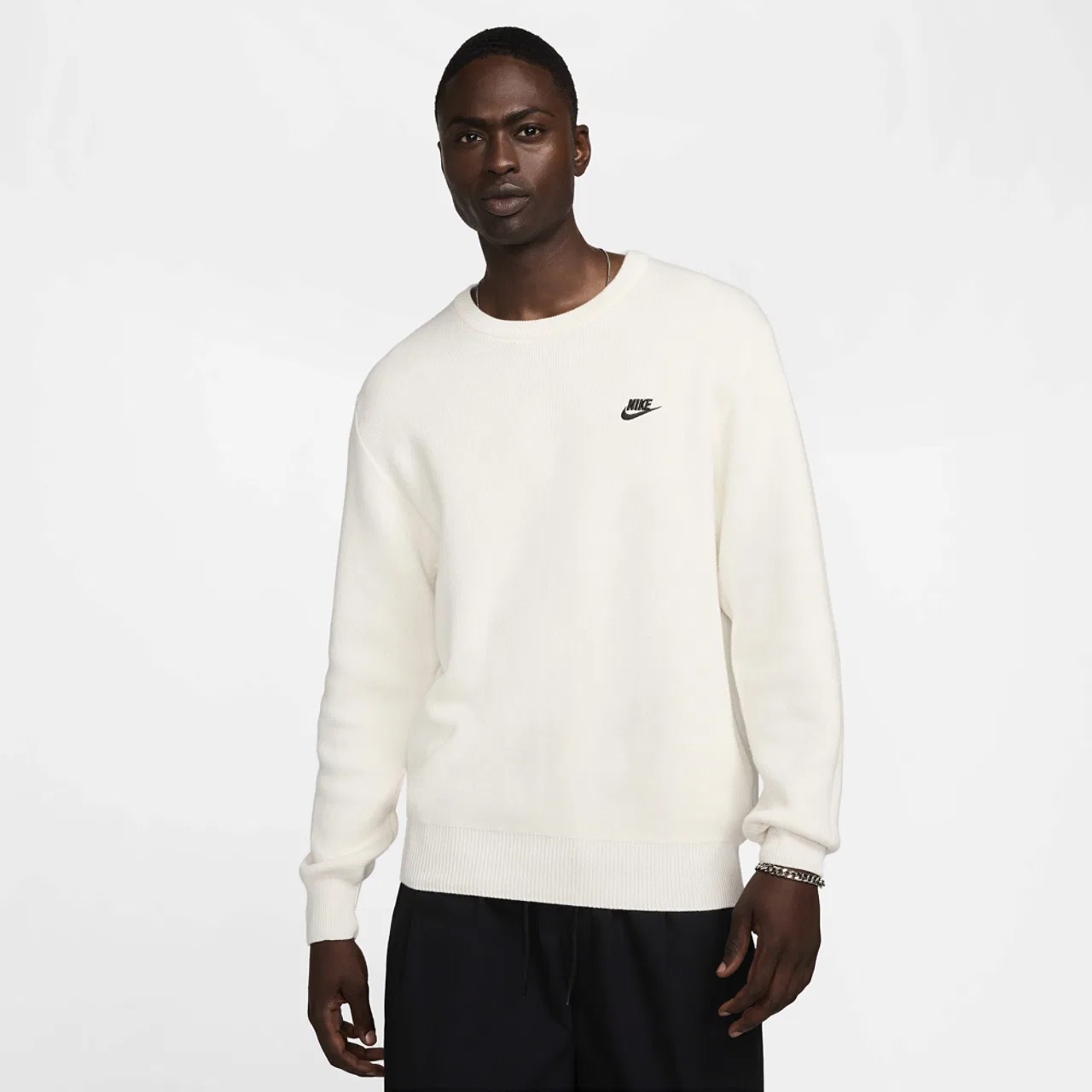 Мужской свитер Club Crew Nike, цвет Sail/Black