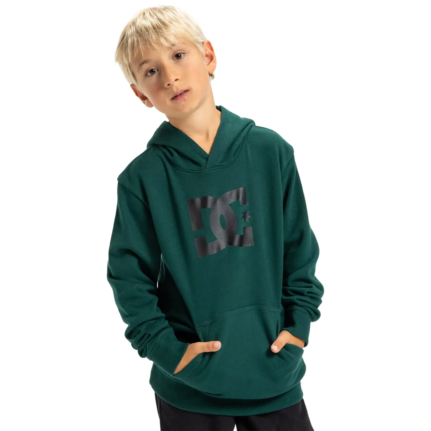 Детское худи с принтом DC Star DC Shoes, Verde