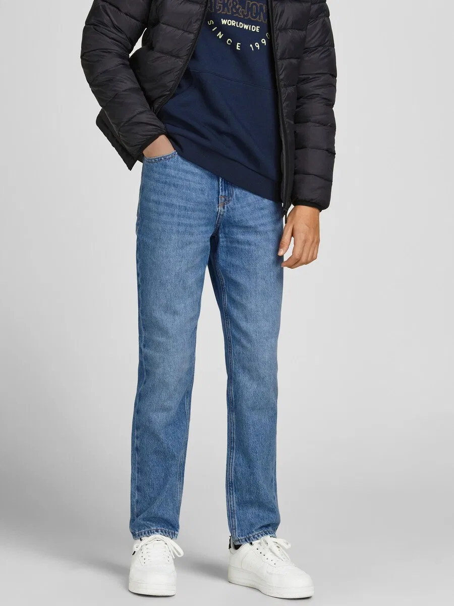 Джинсы Jack & Jones Junior Regular 'JJIClark' синего цвета — фото 3