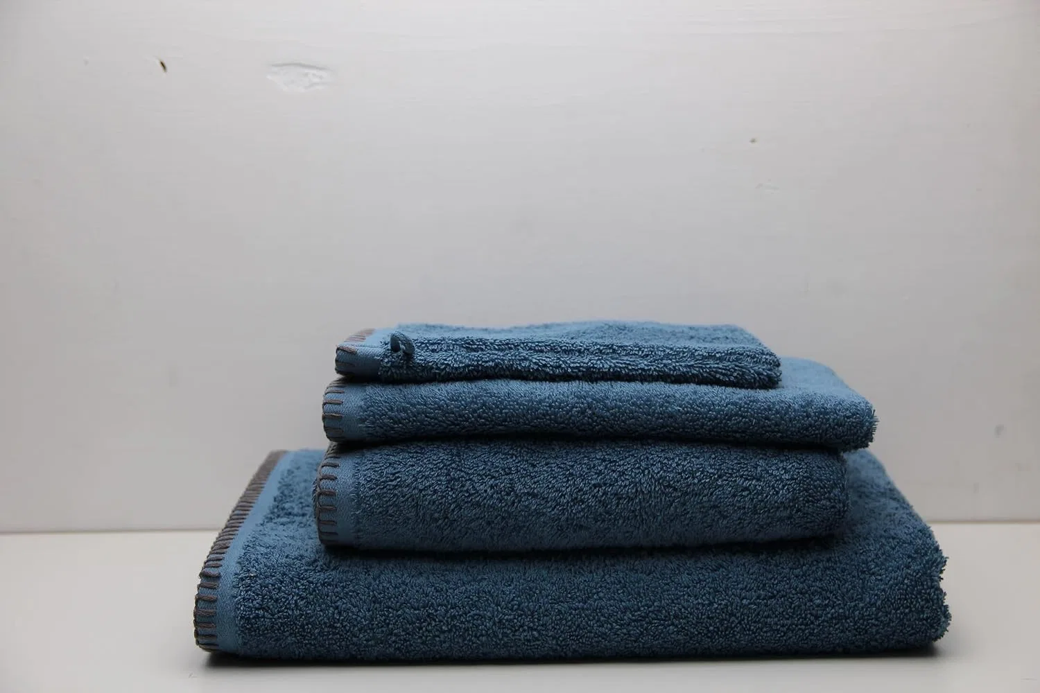 Махровая варежка для душа, Sud Etoffe, Cotton, Stone Blue — фото 2