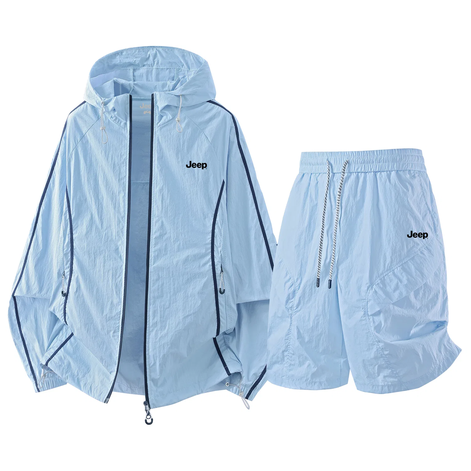 Детский спортивный комплект с капюшоном Jeep, Dusty Blue