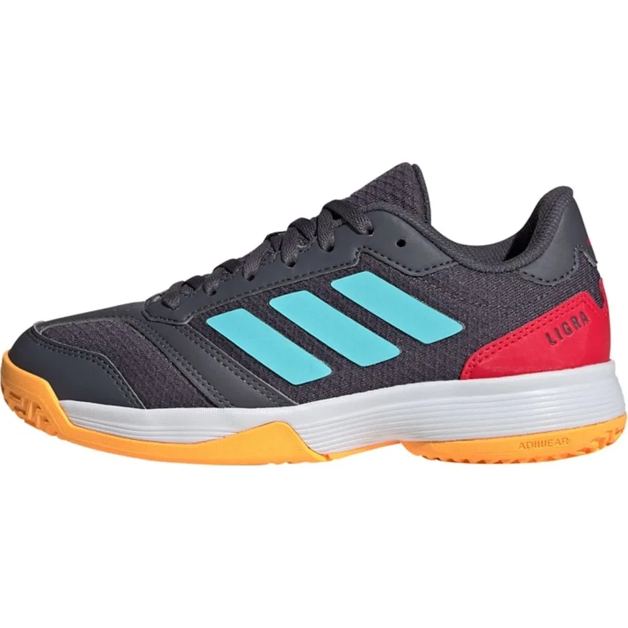 Кроссовки для зала Ligra 8 Kids adidas, Бело-черный — фото 2