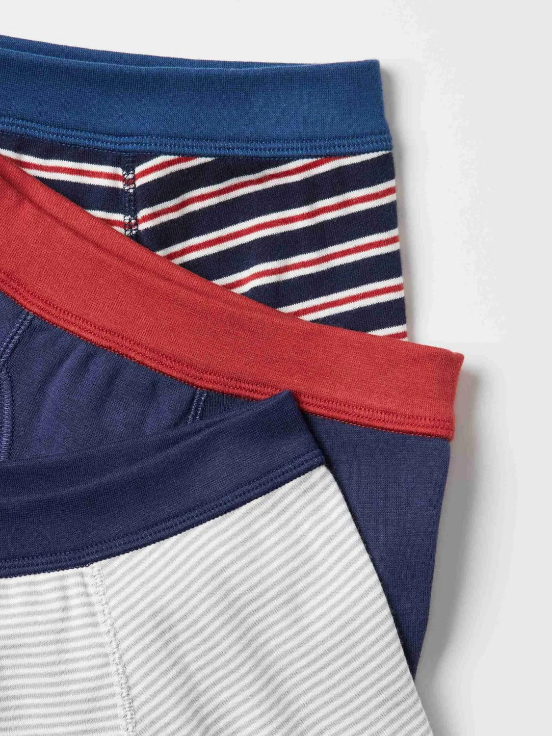 Трусы-шорты детские комплект из 3 штук Uniqlo, темно-синий — фото 2